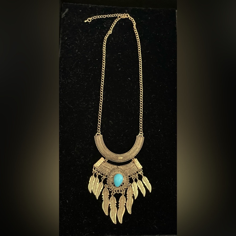 Feather necklace